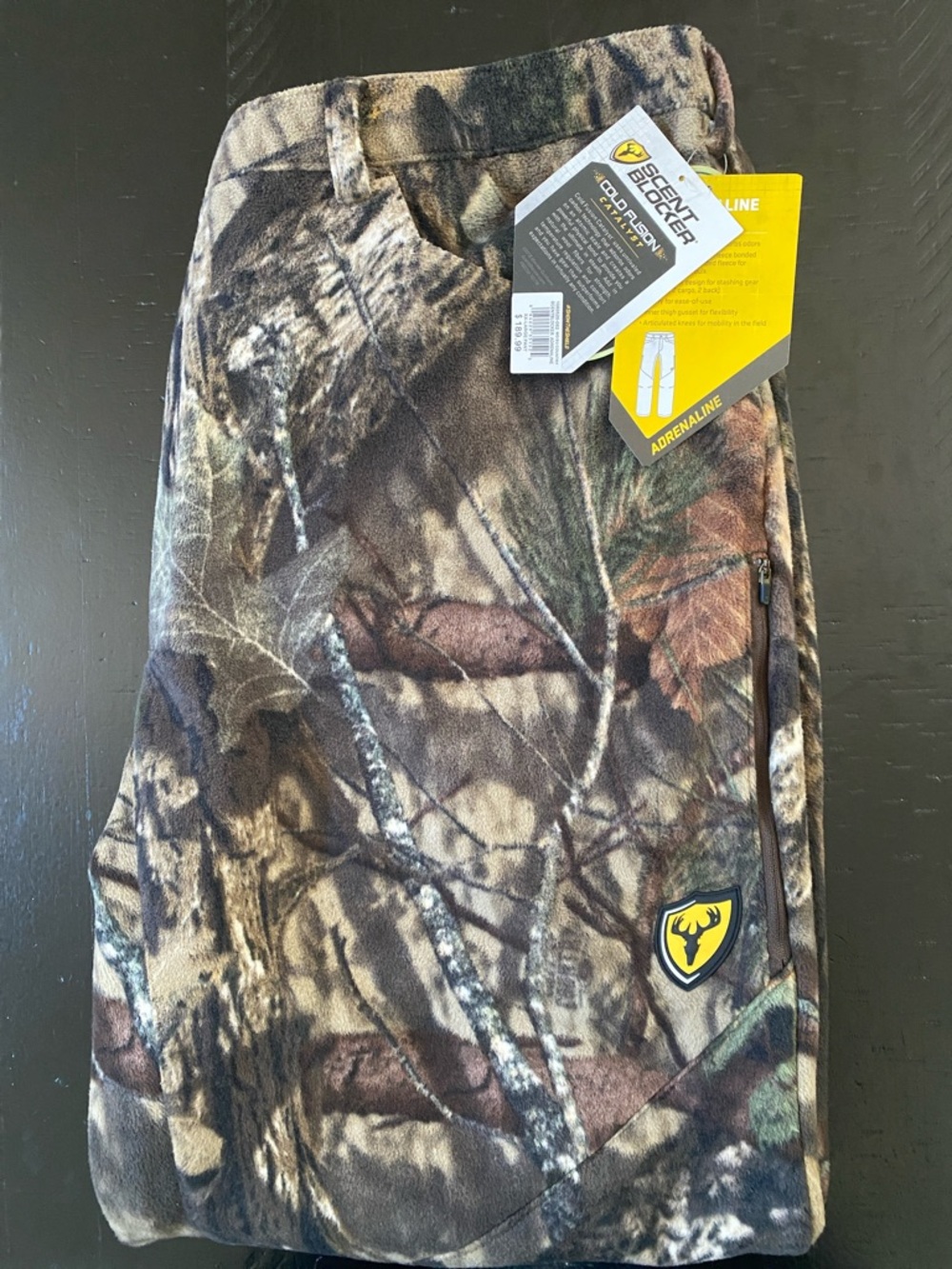 Scent Blocker Men’s Camo Hunting Pants - Realtree Style